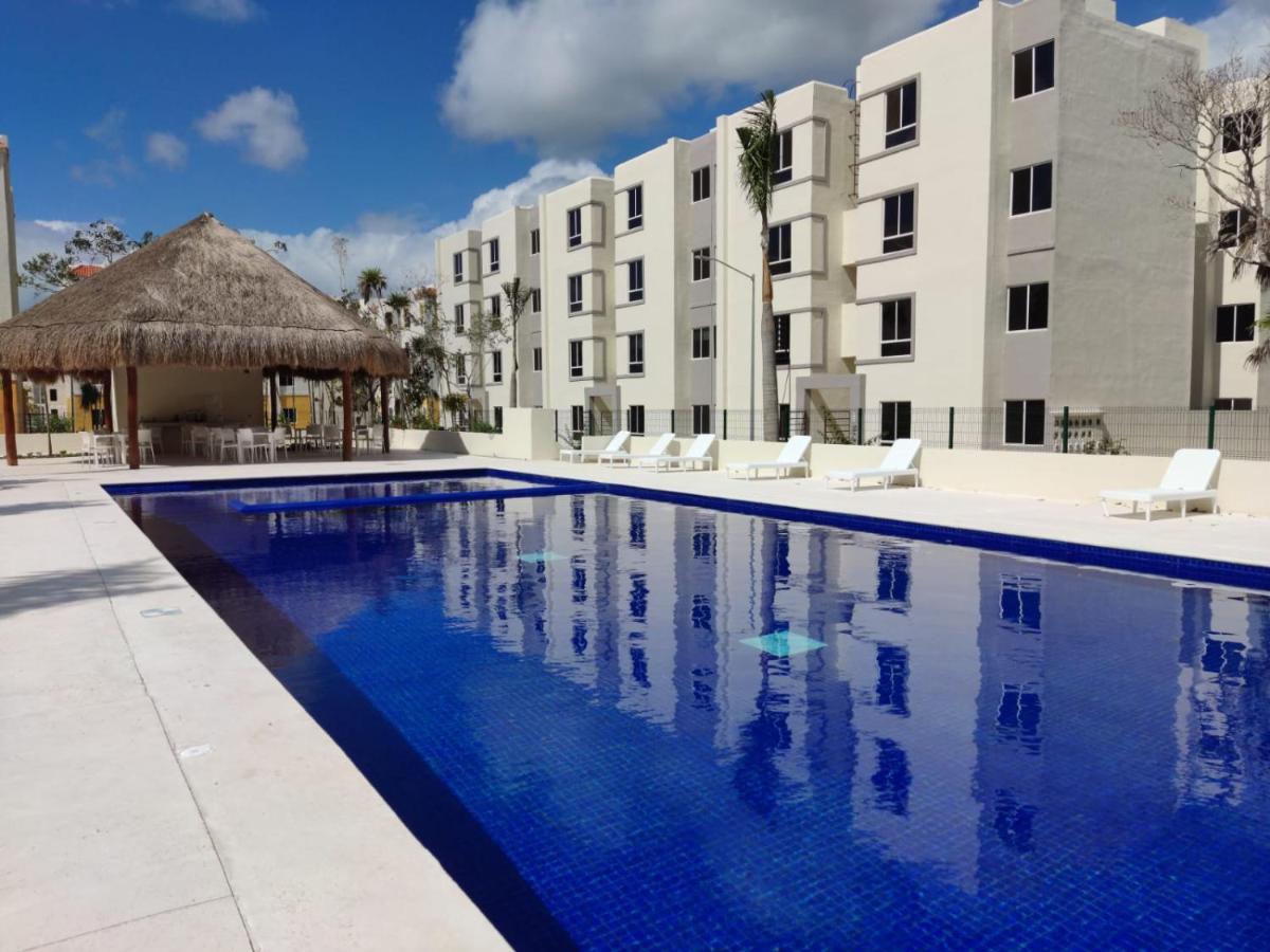 Departamento En Tulum Turquesa Apartment Luaran gambar